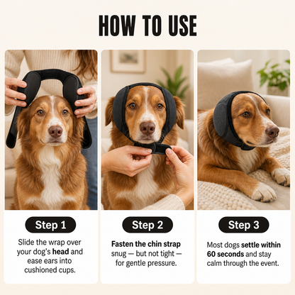 Ezvara™ Noise Cancelling Dog Ear Wrap