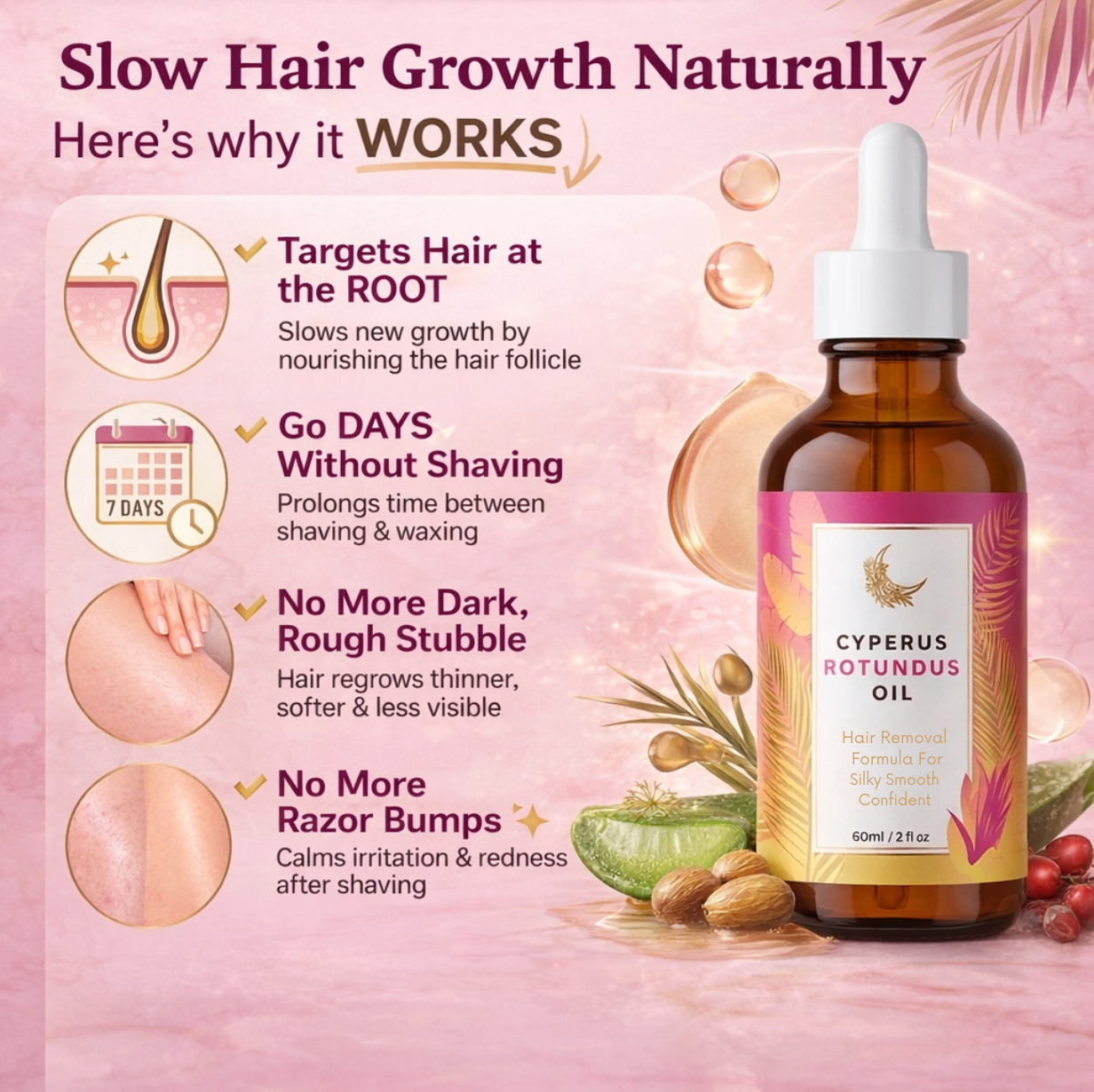 Ezvara™ Hair Reduction Oil