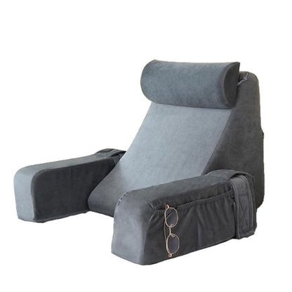 Ergonomic Memory Foam Reading Pillow with Lumbar Support