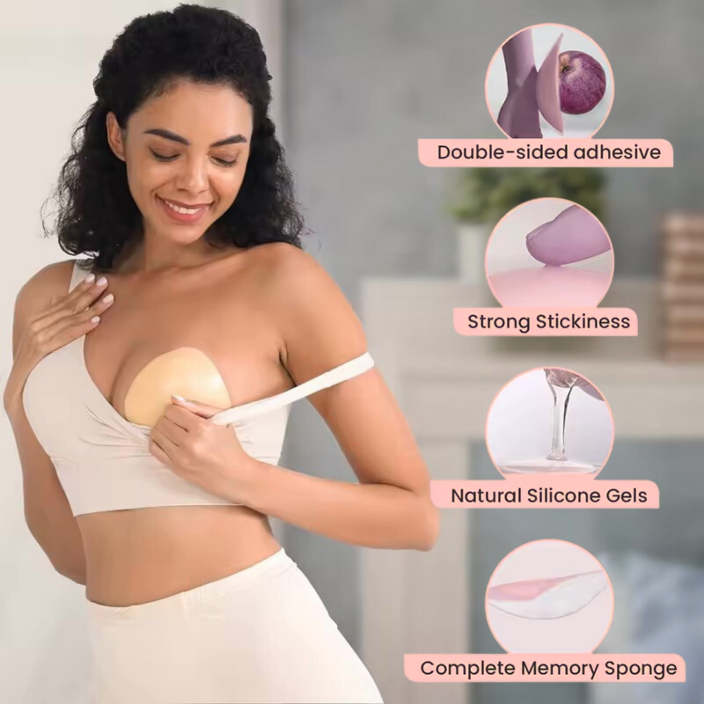 Ezvara™ Boosting Non-Adhesive Sticky Pads