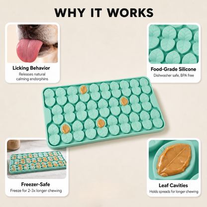 Ezvara™ Calming Slow-Feeder Mat