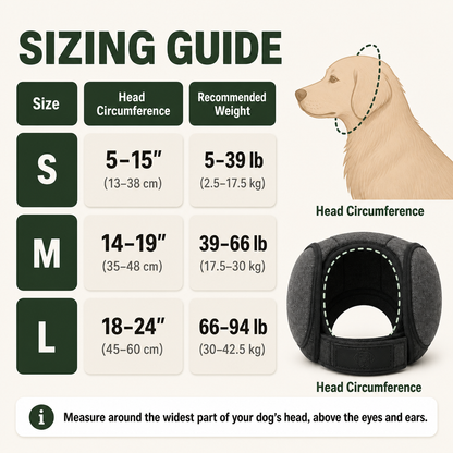 Ezvara™ Noise Cancelling Dog Ear Wrap