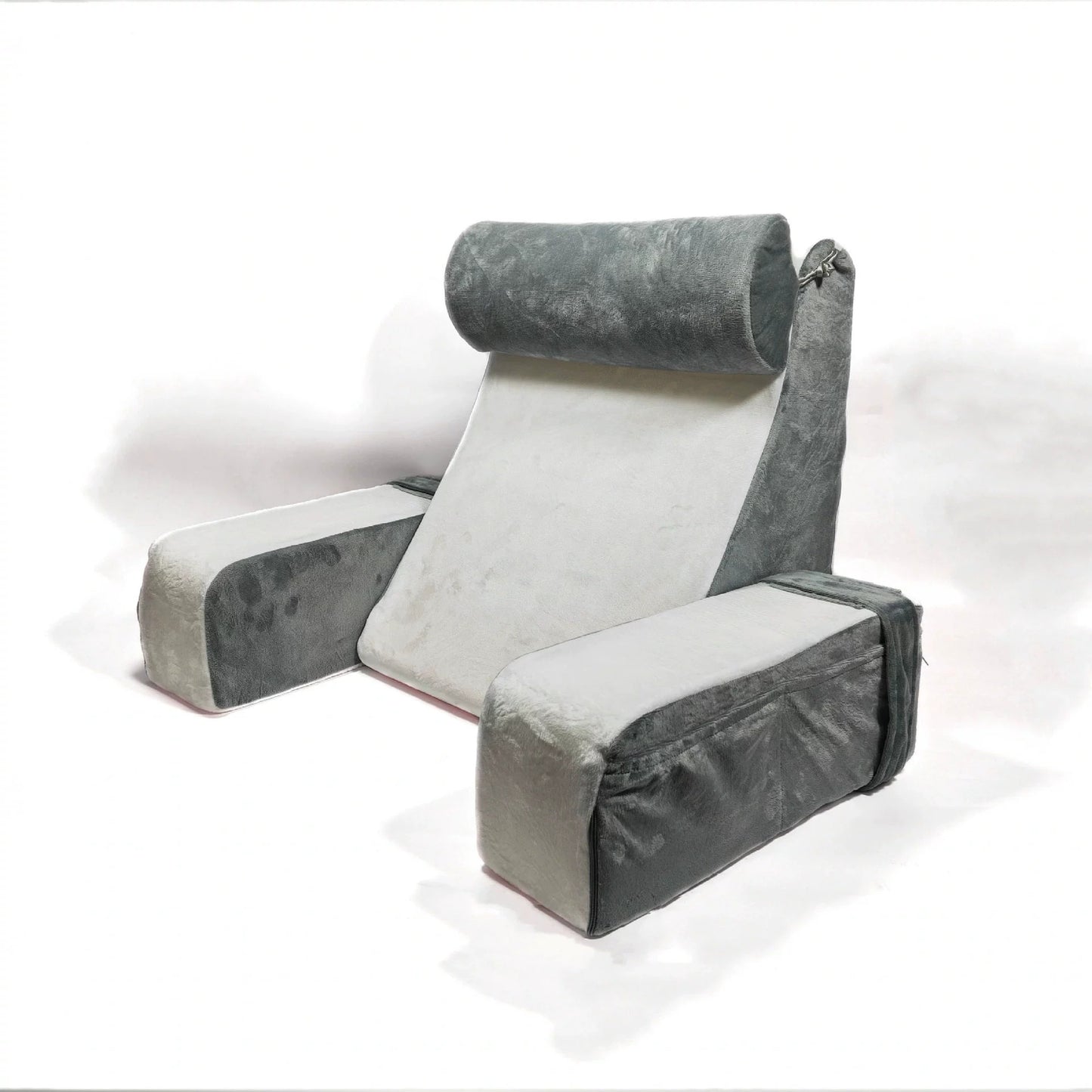 Ergonomic Memory Foam Reading Pillow with Lumbar Support