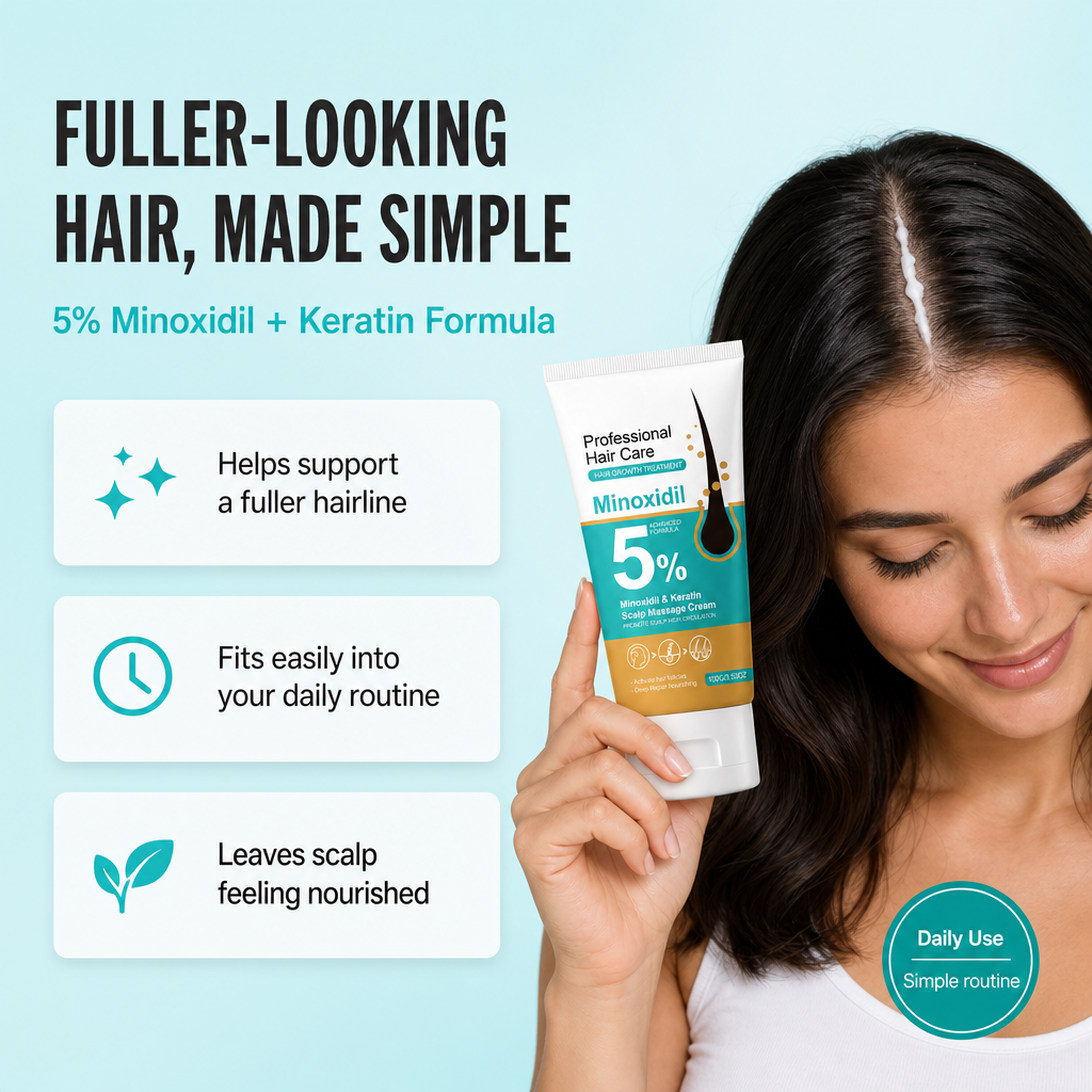 Ezvara™ Minoxidil 5% Scalp Cream