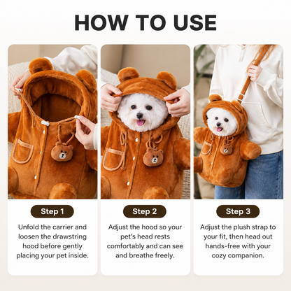 Ezvara™ CuddleBear Pet Carrier